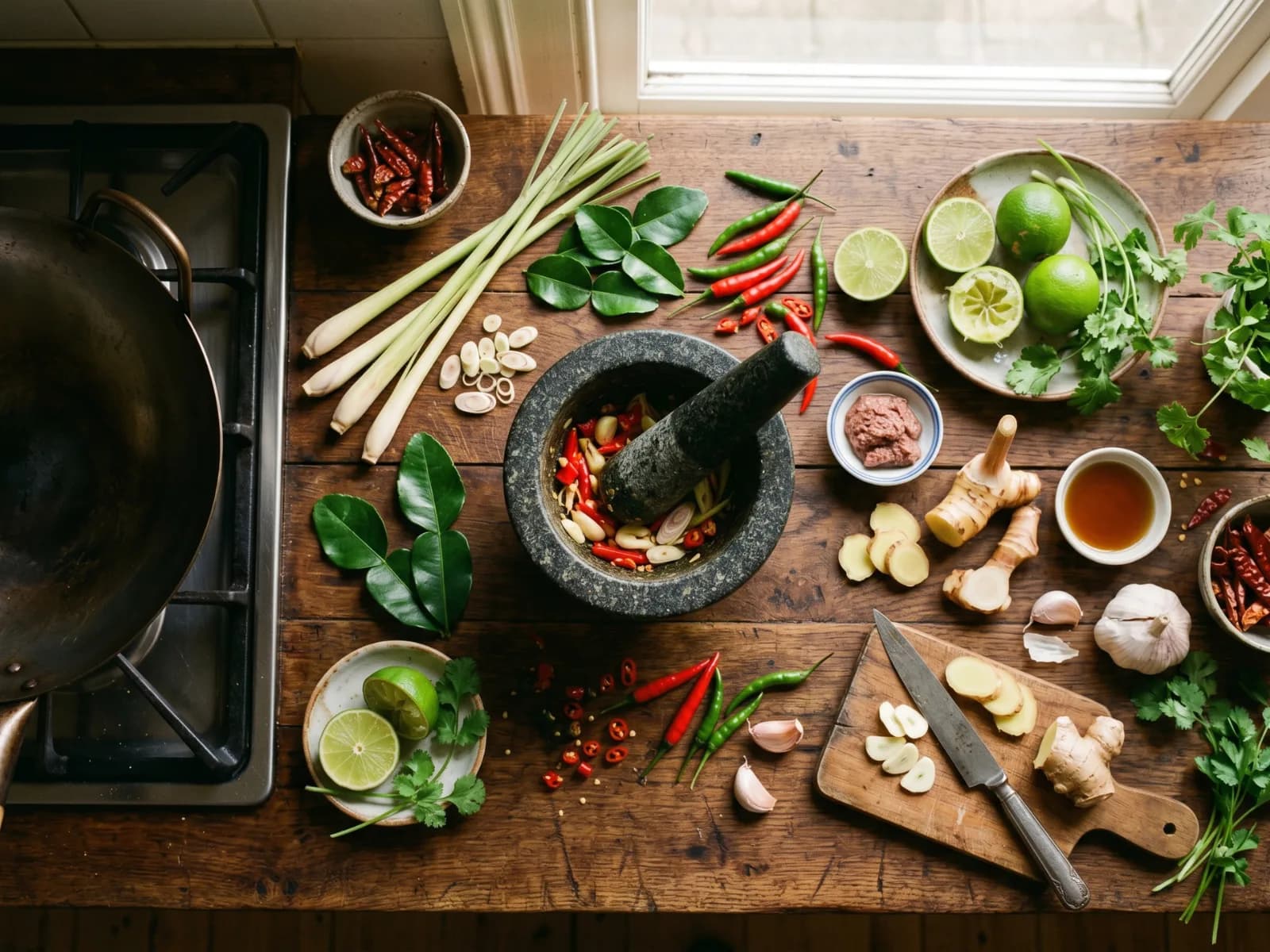 Cours de cuisine thaïe