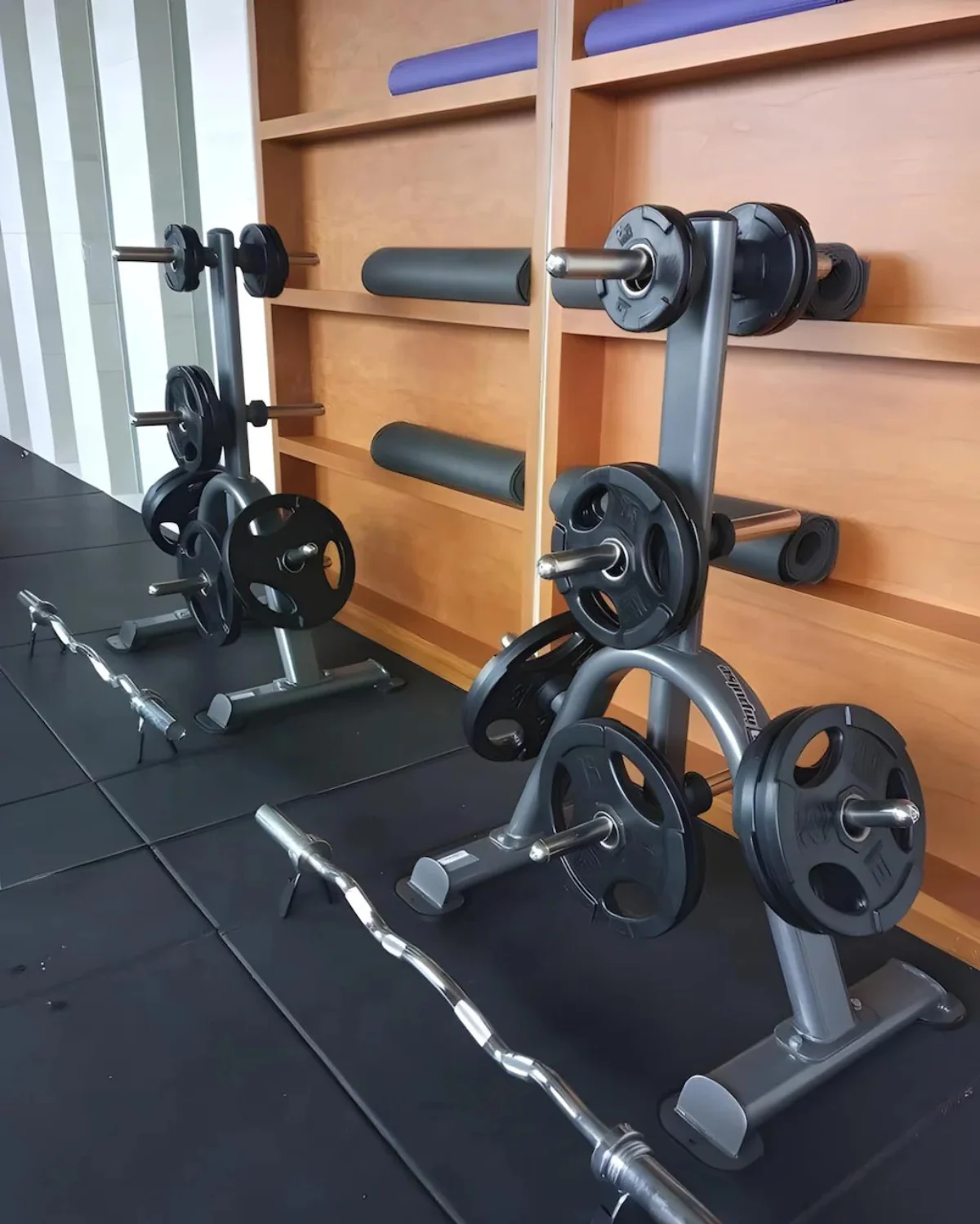 Espace fitness équipé